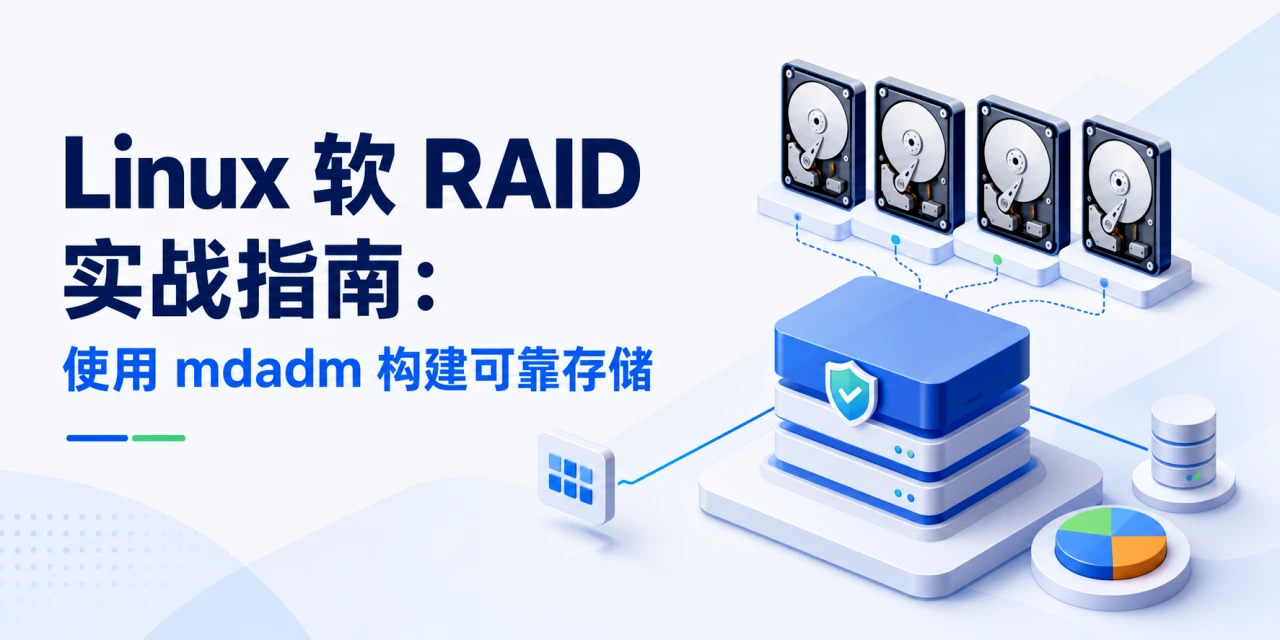 Linux 软 RAID 实战指南:使用 mdadm 构建可靠存储