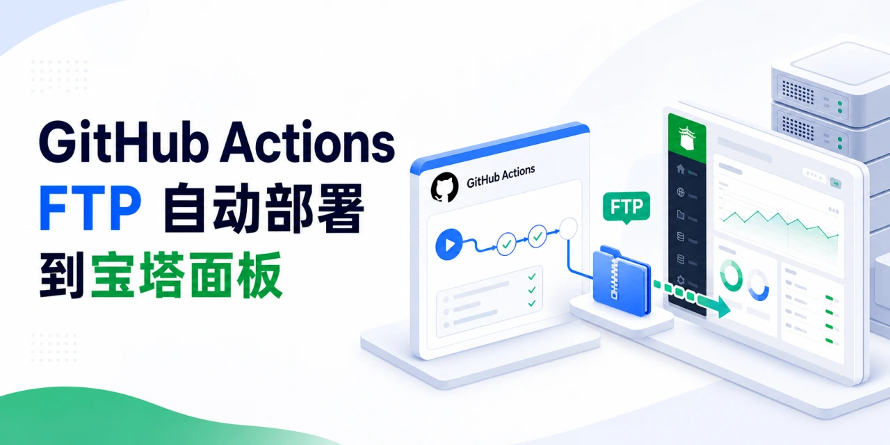 GitHub Actions FTP 自动部署教程