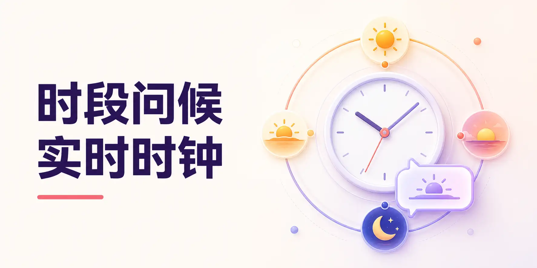 Firefly 魔改：时段问候实时时钟组件